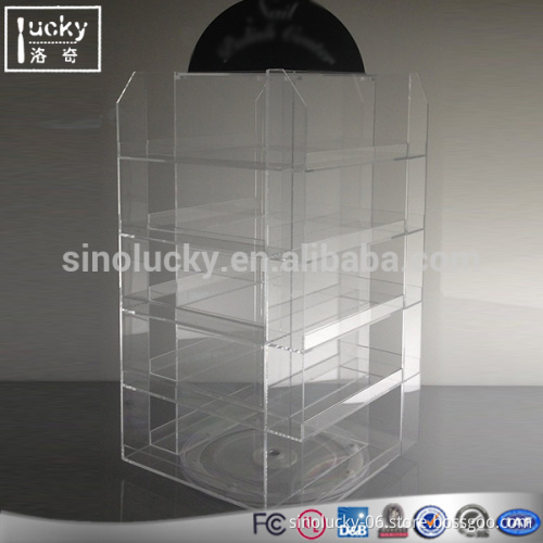 Big Spinning Clear Acrylic Shelves